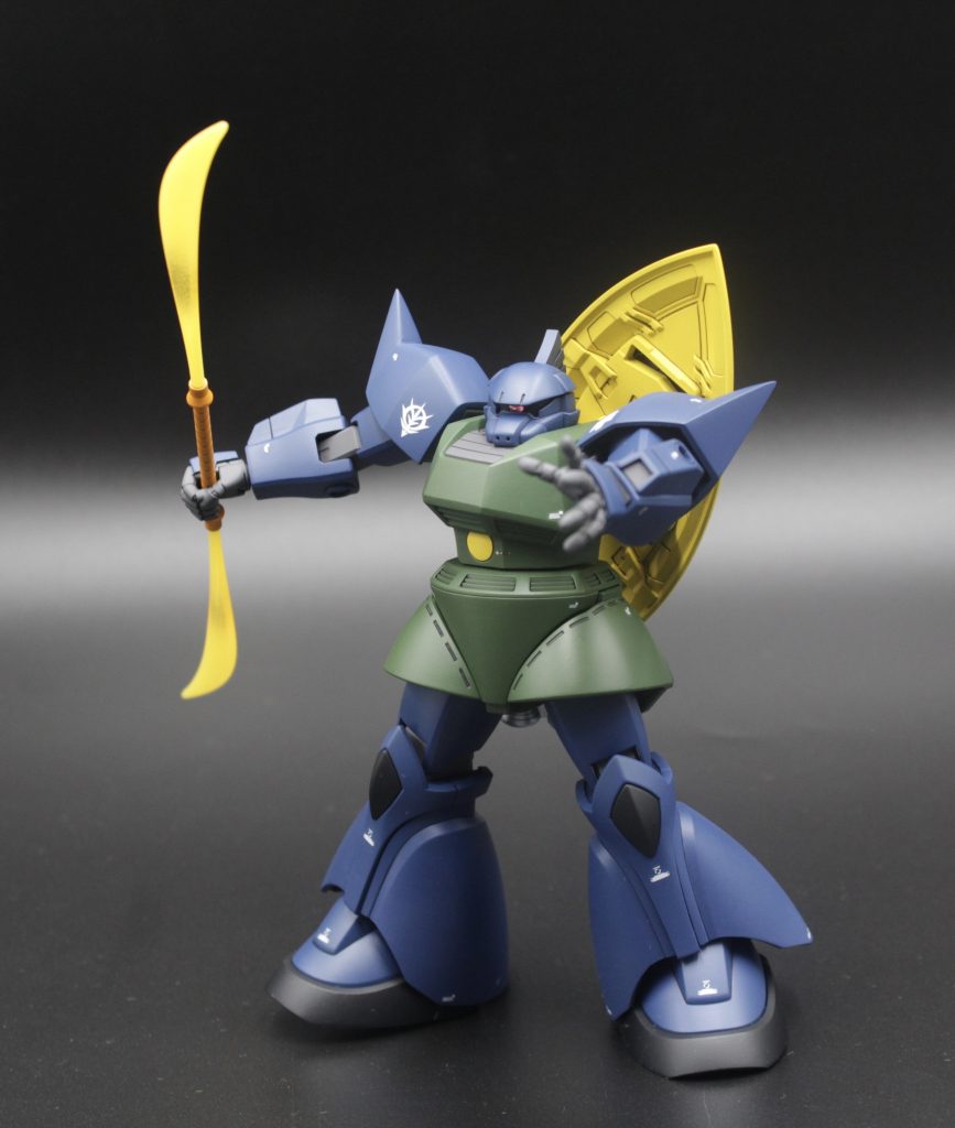 せっかくなのでビームナギナタ用のビーム刃も塗装しました