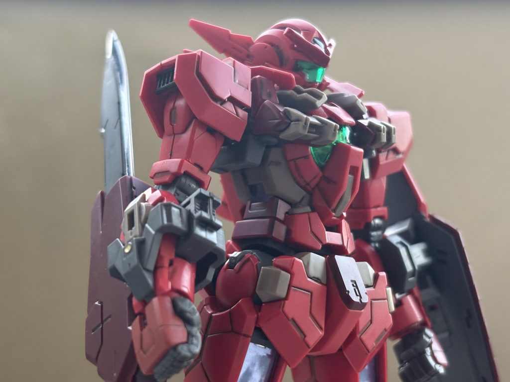 肩部分にいつものお手軽結束バンドを