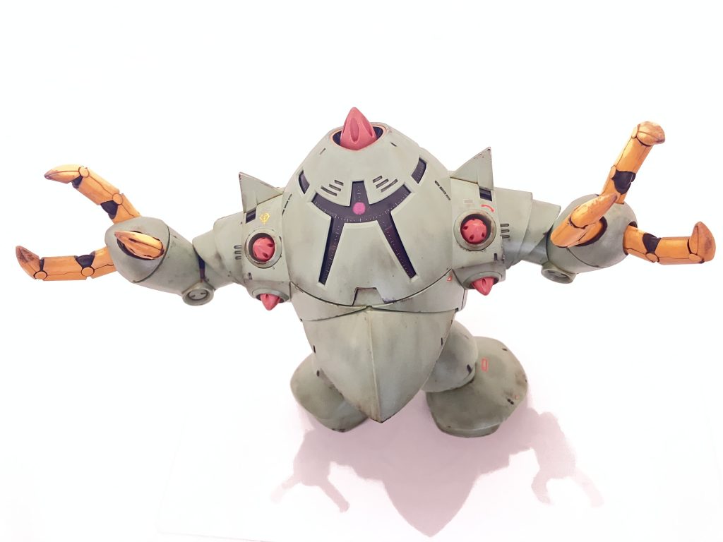 今回はウェザリングも控えめにすることができました。個人的には満足でした(gandam-hand2)