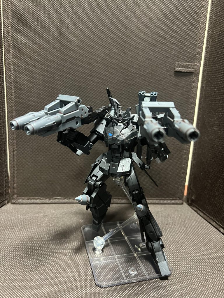 最後にダークドライオンの最強武器はブースターを武器に転用したインフェルノブラスター。設定は近距離射程で周りの敵を焼き尽くす仕様です