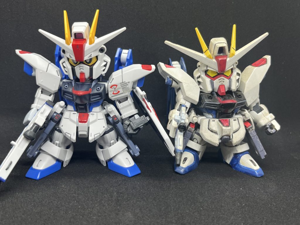 20年くらい前に作ったSDと並べてみました。こうみると同じSDでも結構違いますね