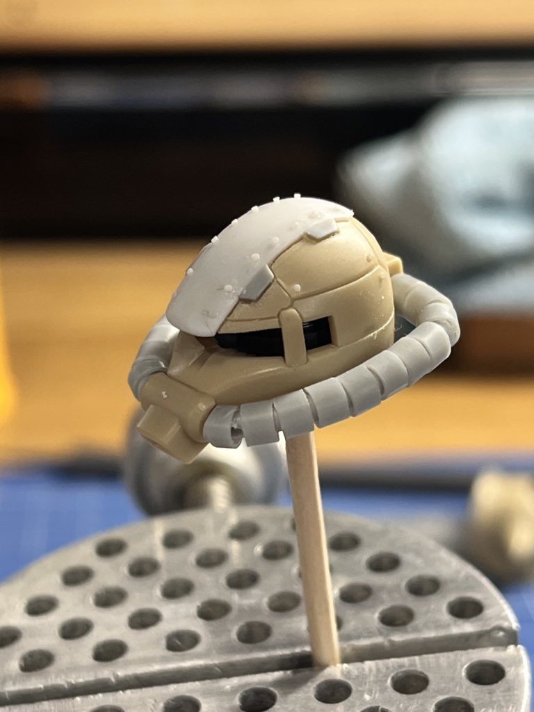 HG 1/144 高機動型ザク 地上用 (ダナン機)完成しました！–2枚目/制作者：black🇯🇵