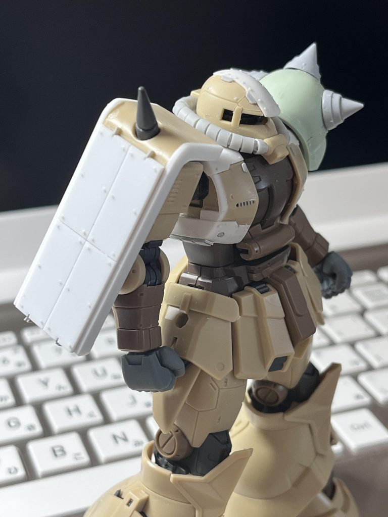 HG 1/144 高機動型ザク 地上用 (ダナン機)完成しました！–3枚目/制作者：black🇯🇵