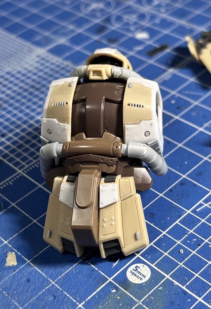 HG 1/144 高機動型ザク 地上用 (ダナン機)完成しました！–4枚目/制作者：black🇯🇵