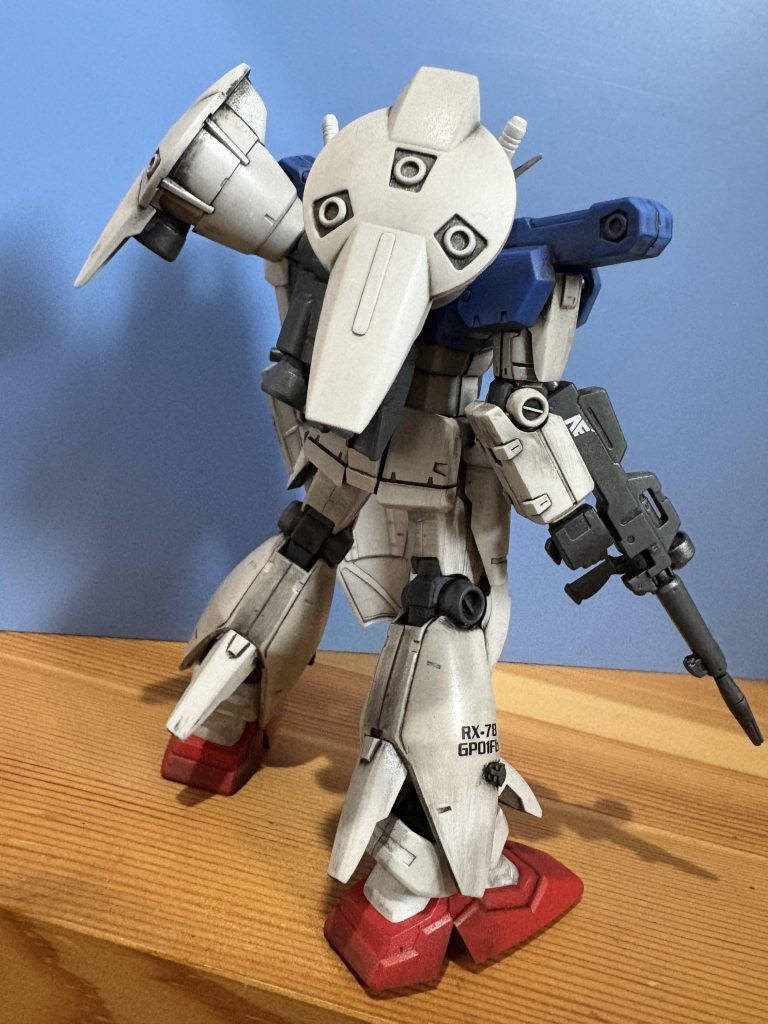 背面。付属のコアファイターはまた後ほどアップするつもりです🤗まだまだ手をかける場所はありますがワタクシどうも背後は手抜きの貧ぼっちゃまくんスタイルになり気味です😓