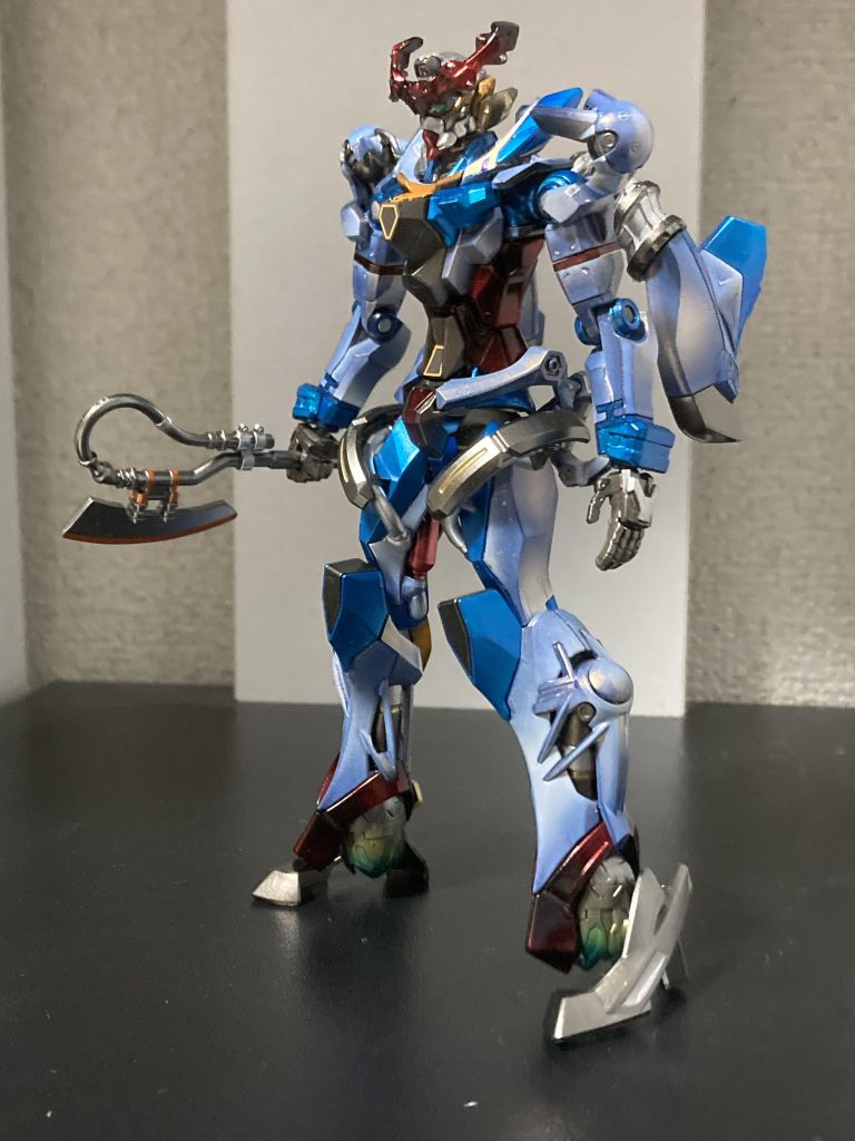 バーニアは焼け塗装しようとしましたがまだまだです