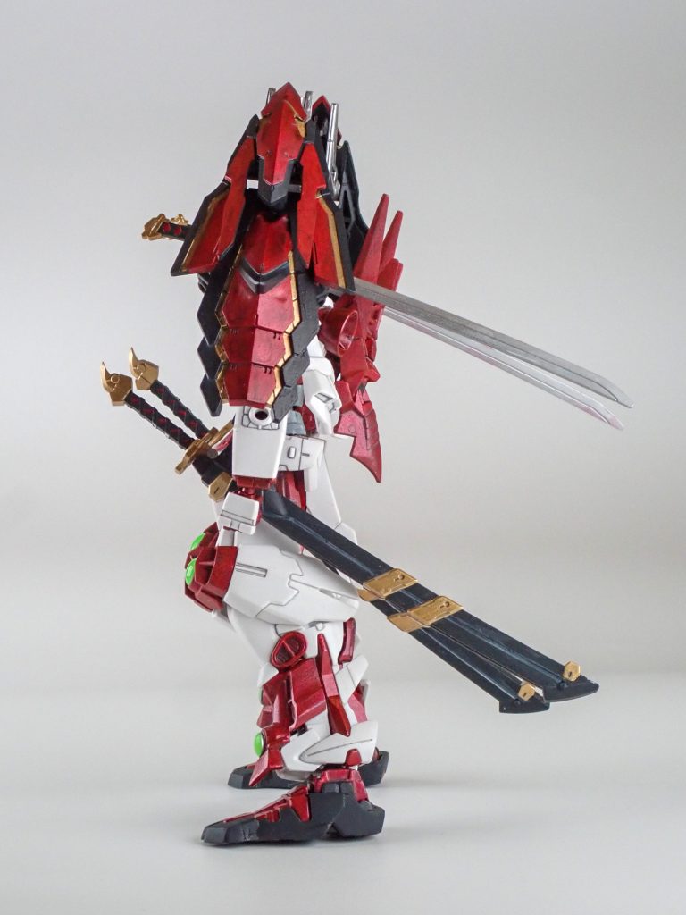 鎧武者っぽく馴染んだかなと。