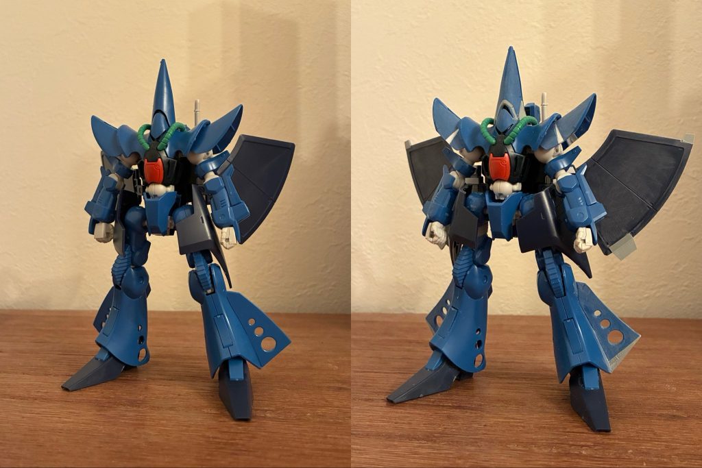 加工前/加工中。このあとバインダーをもう少し改造し、動力パイプを置き換えました。