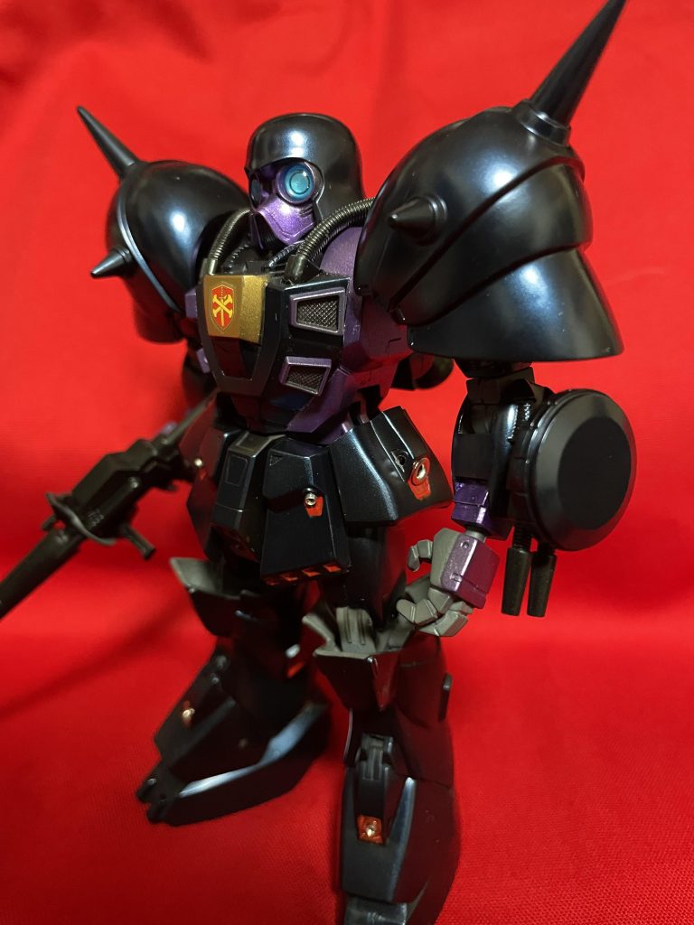 プリズムブルーブラックで塗装したのですが写真では色味が分かりませんね