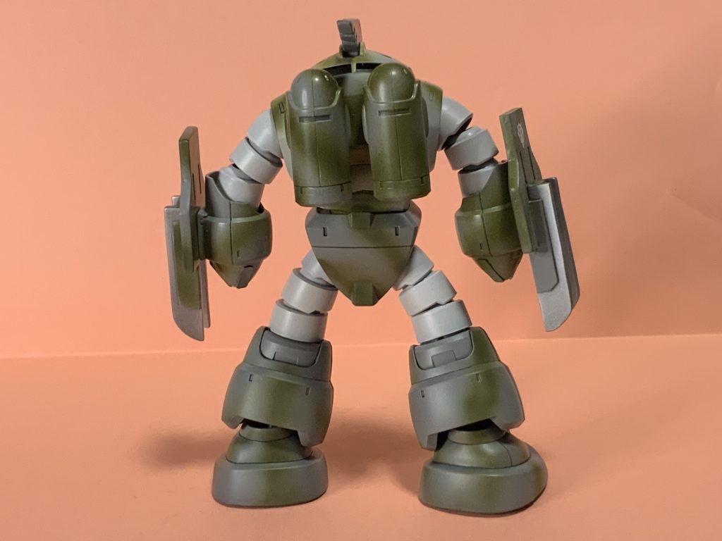 バックショット。つぎがあるなら色を増やした迷彩にしたいですねえ。見ていただいてありがとうございました。