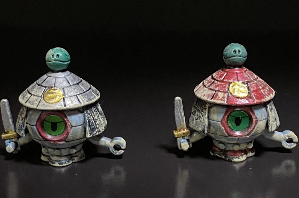 オマケの足軽兵暴留(ボール)！頭のハロがカワイイ(*≧∀≦*)