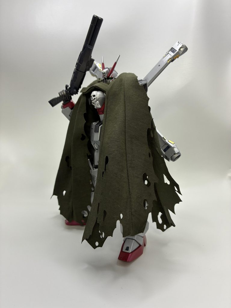 通販サイトで購入したメタルビルド用のマントを装備！