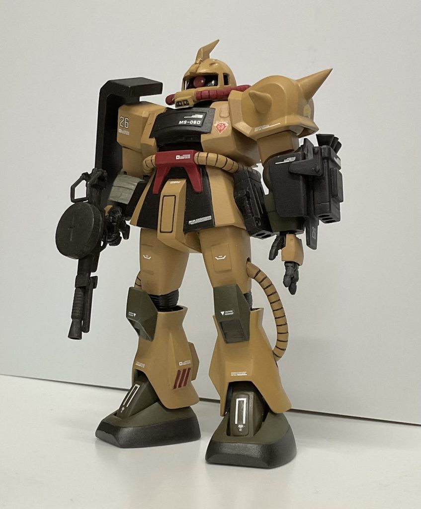旧キット 1/144 MS-06D デザートザク–4枚目/制作者：猫川フニャ男