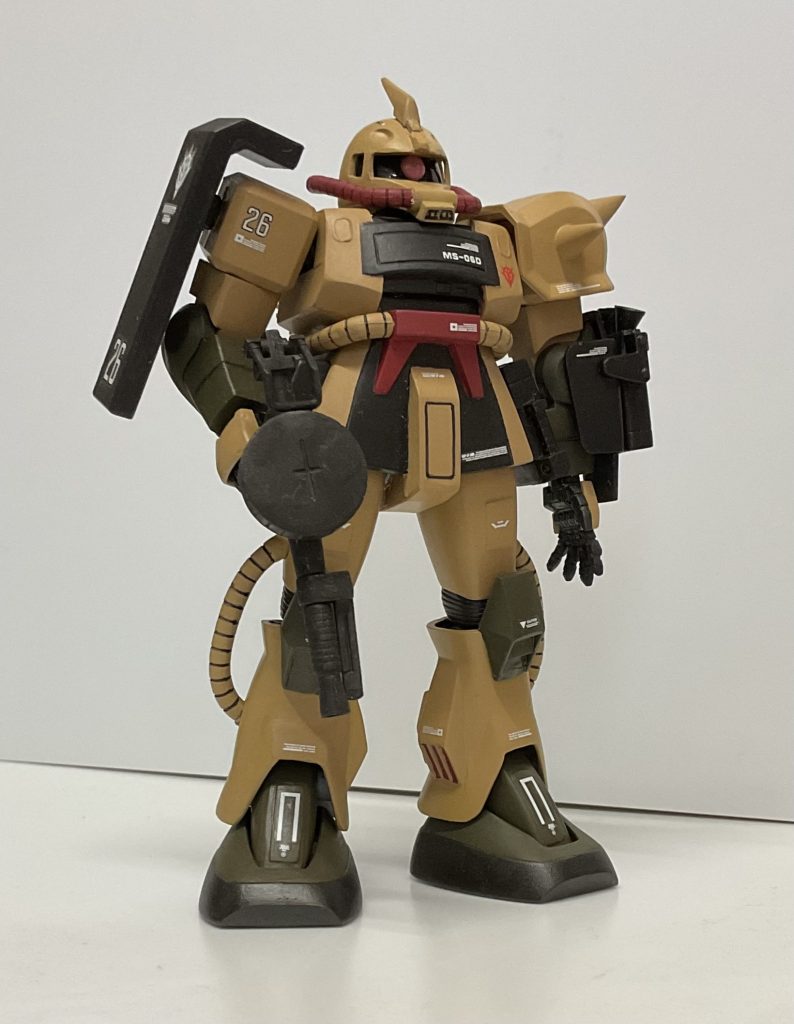 改修箇所③股関節：ボールジョイント化下腿：裾の形状を修正足首：ボールジョイント化、足の甲を切り離して別パーツ化、若干の幅詰