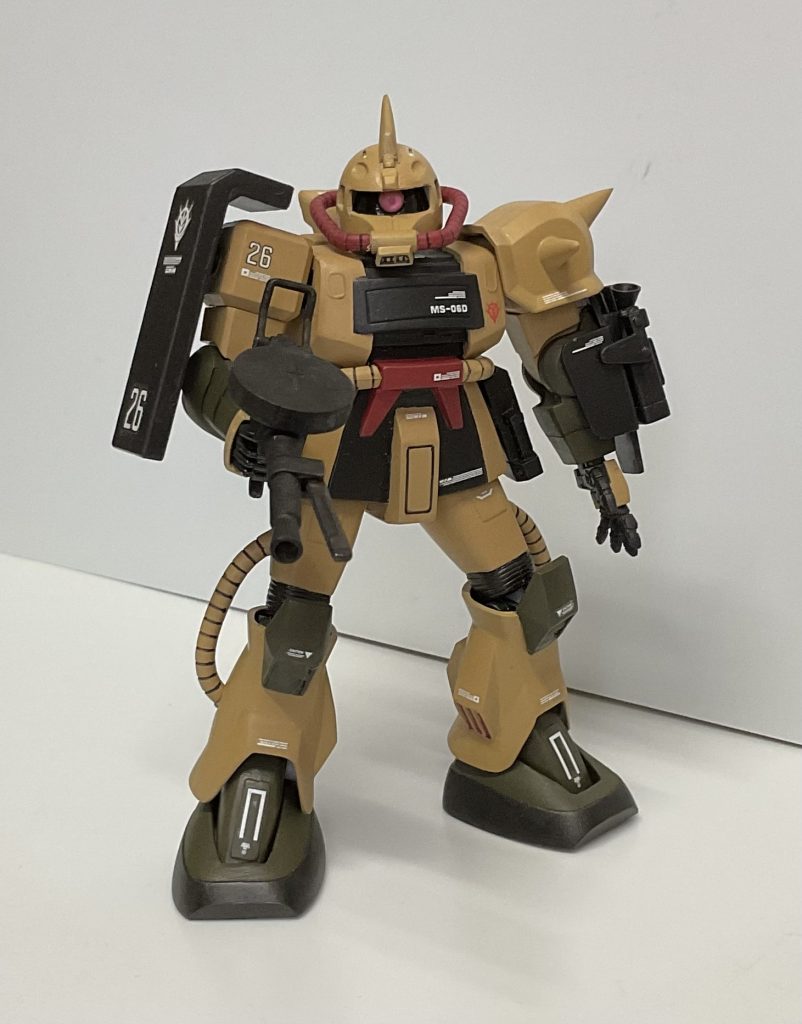 旧キット 1/144 MS-06D デザートザク–3枚目/制作者：猫川フニャ男