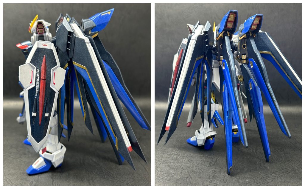 どうしても実体盾とドラグーンを追加したかったので、かなり無理矢理くっ付けました。