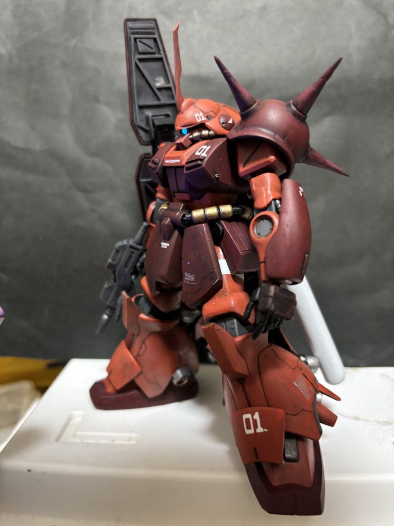 ちょっとだけディテールアップして暗めに仕上げました