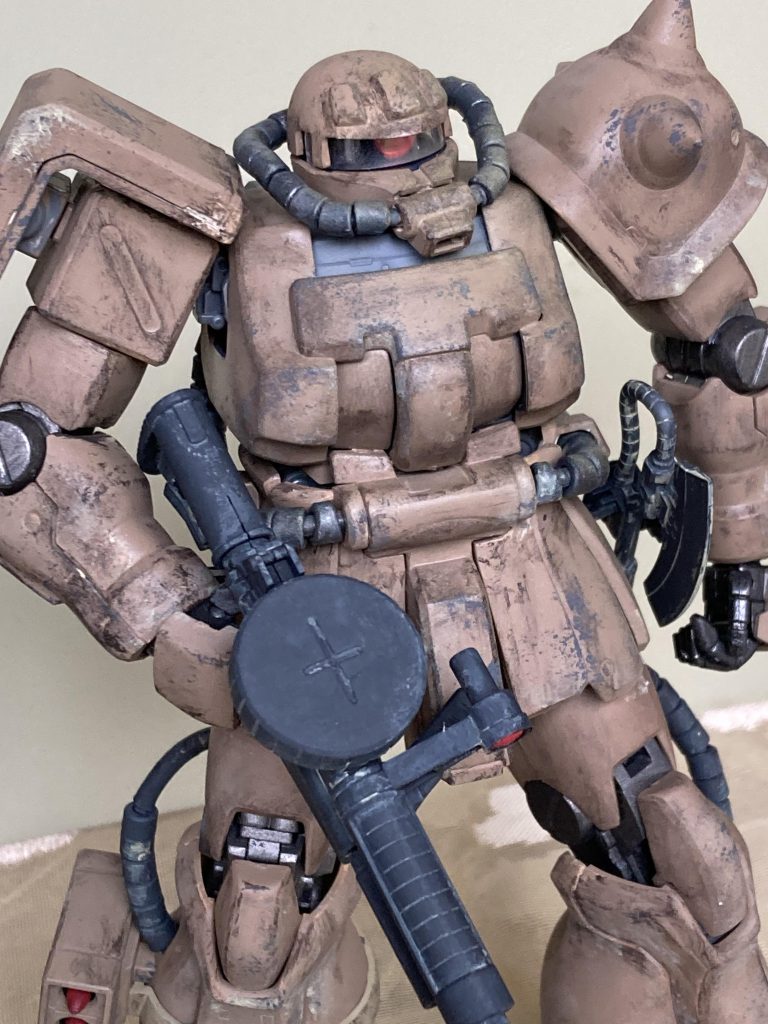 キンバライト基地ザクⅡ f2茶色の。–3枚目/制作者：ダレヤ？ローガンツ