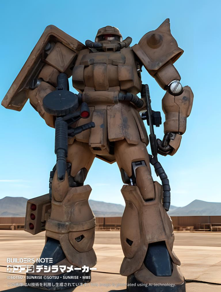 キンバライト基地ザクⅡ f2茶色の。