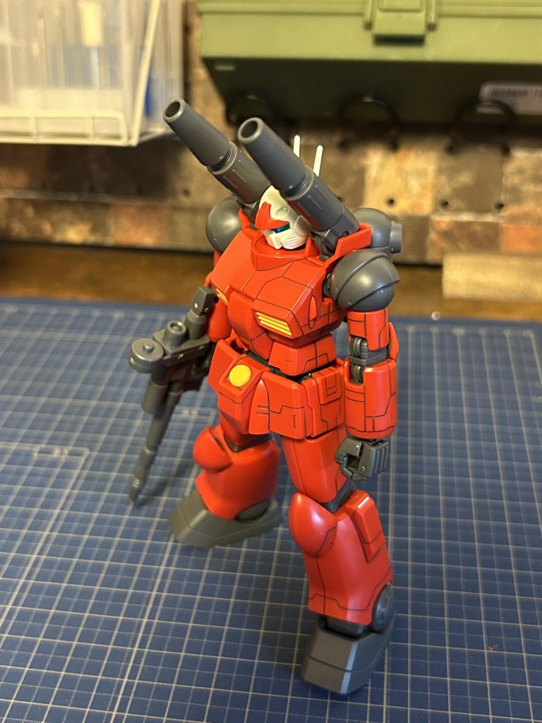 完成！半分ディテール追加ガンキャノンでございます😊