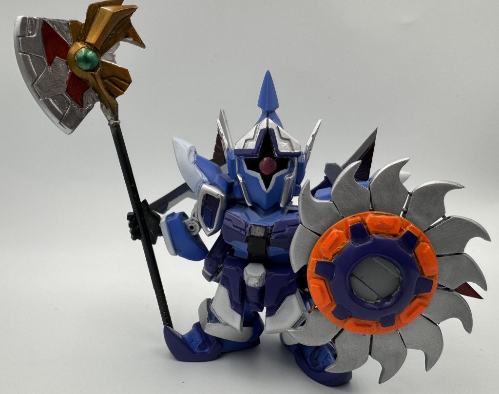 斧もつくりました。軸は武者頑駄無の槍です。