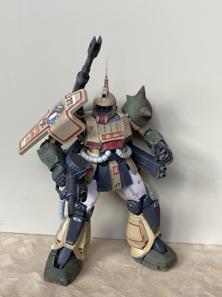 元画像です。ウェザリングを今回もアクリルガッシュで行いました。