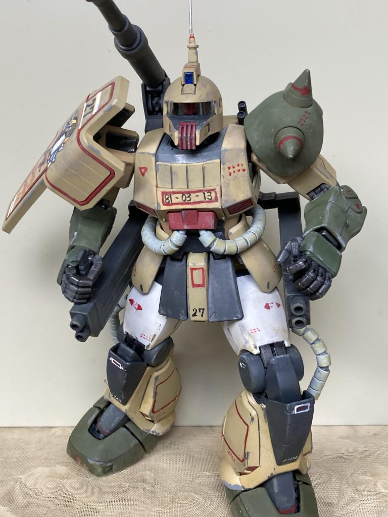 旧キットのボックスアートを意識したポージングを‥。今回もご覧いただきありがとうございました😭