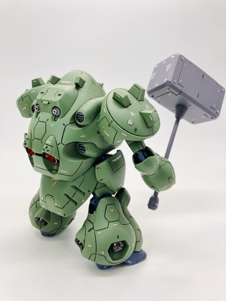 アクセントカラーも込めて最近はこのオレンジ&ホワイトのデカールを重宝してます🤨武装のデカールはレッド&ホワイトで。