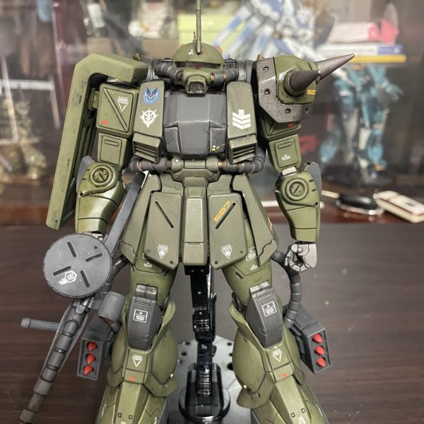 とりあえずここまできました。これからちょこっとウェザリングを追加して完成です。このままだとポーズは取りにくいので、立ち姿のままかなー（2枚目）