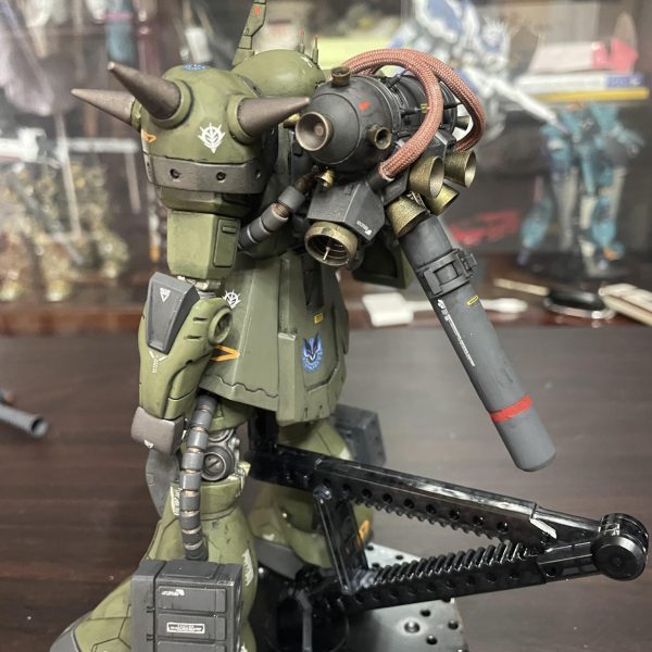 とりあえずここまできました。これからちょこっとウェザリングを追加して完成です。このままだとポーズは取りにくいので、立ち姿のままかなー（3枚目）