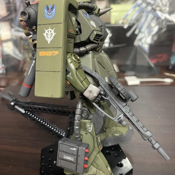 とりあえずここまできました。これからちょこっとウェザリングを追加して完成です。このままだとポーズは取りにくいので、立ち姿のままかなー（5枚目）