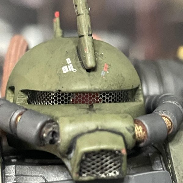 とりあえずここまできました。これからちょこっとウェザリングを追加して完成です。このままだとポーズは取りにくいので、立ち姿のままかなー（6枚目）