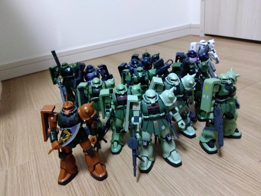 ザク(旧HGUC/2体目)–5枚目/制作者：@toyo06r