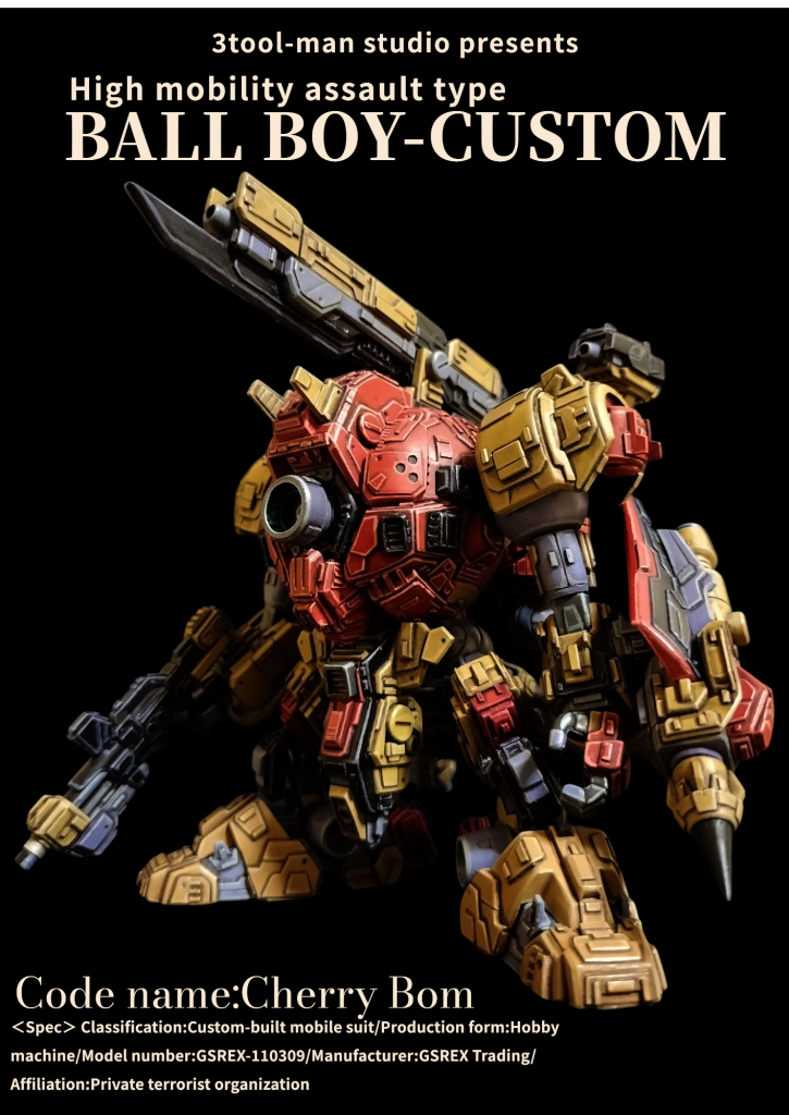 最後はポスター風に。今作も何方かに刺さってくれたら嬉しいです✨最後までご覧頂きありがとうございました!これからも宜しくお願い致します🙇ビバ、ガンプライフ♪(◍•ᴗ•◍)❤