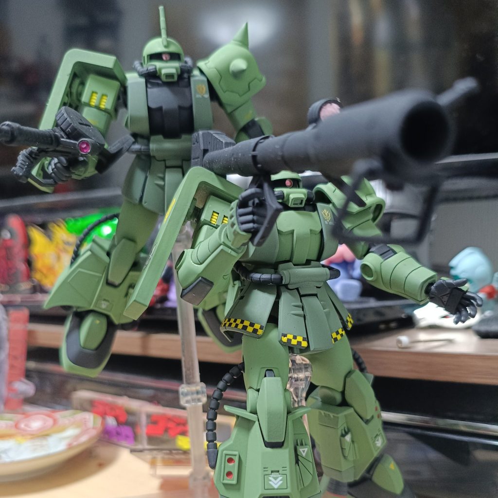 【塗装完成品】HG 1/144 ザクⅡ ア・バオア・クー防衛部隊機 高機動型ザクII(ア・バオア・クー防衛隊)｜keipaluさんのガンプラ作品