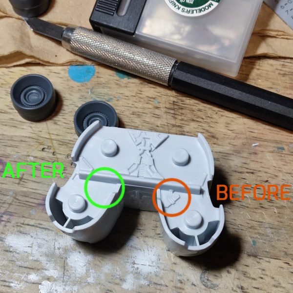 不遜なディティールを削り取るの刑！こんなことやってるから、いっこうに終わらんで候。