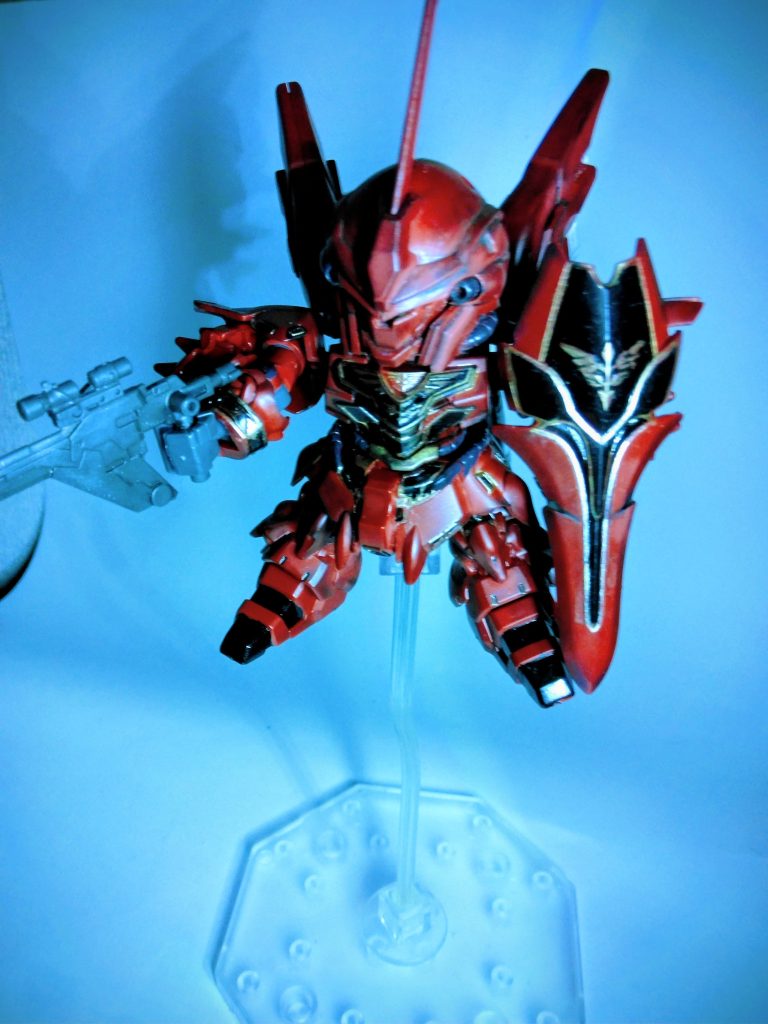 SD シナンジュ　筆塗り部分塗装＆ウェザリング