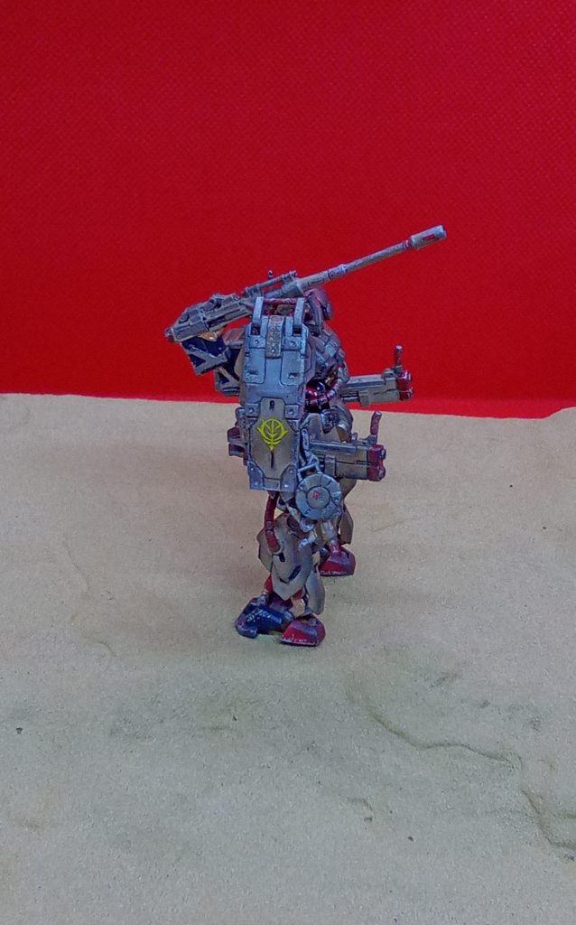 シールドの塗装は一番楽しくできました