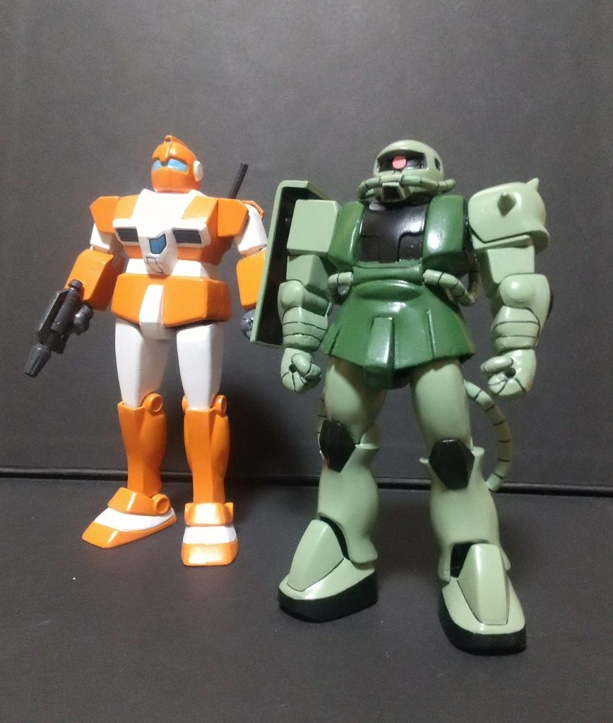 ジムに続きザクも手に入るなんて、最近は旧キット運が良くてうれしいです以上です。ありがとうございました