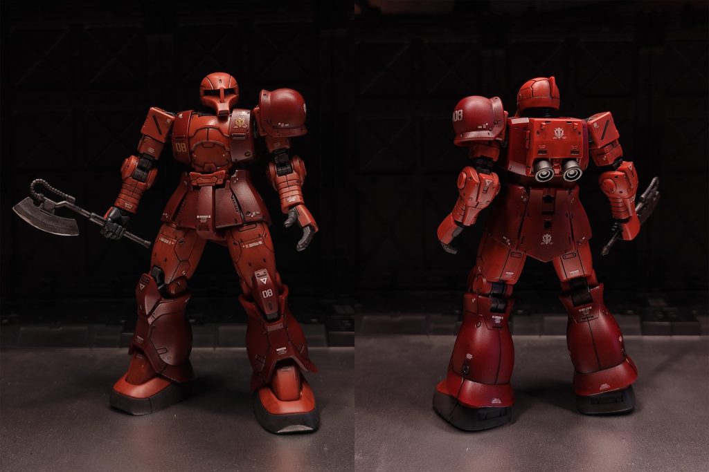 これは変更なしのオリジナルキットです、カスタマイズは私の夢であり、今は私にとって難しいです。 最初に試してみてください絵のために生意気を使用してください。 私はパネルライン、水のデカールを作りました。 ノズルにはガンダムマーカーを使用してください。This is original kit with no change, customization is my dream and now it is hard for me. First try use brash for painting. I made Panel lines, water decals. Use gundam marker for nozzles.