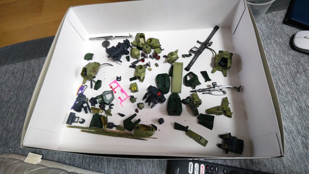 作品名：本日の成果<p>塗ってます💦</p>
