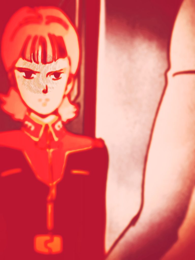 シロッコ「何故？向こうの世界のワタシが負けたか？わかるか？サラ？ 」サラ・ザビアロブ「自分のチカラを過信し、下調べも、相手の戦略も考えず、感情に走ってしまったからデス！ 」シロッコ「ふっ！サラは、いつも正しいな！ 」サラ「有難う御座います！ 」シロッコ「 だが、人とは分かって居ても、感情に走る生き者なのだよ、」「 特に、戦場においてはな」サラ「 気を付けます！」シロッコ「 イヤ、サラなら大丈夫だよ」サラ「 ！」シロッコ「ワタシがもし、感情に走り出しそうになったら、注意して欲しい 」サラ「 シロッコ様！」シロッコ「 だから、いまワタシはとても気分が悪いんだ」サラ「！！ 」シロッコ「 折角、未来を先読みして、芽を摘んだハズの少年を取られたんでな」サラ「出撃しますか！ 」シロッコ「 違うんだよ、コレがアノ忌々しい！」「ハマーン・カーンの罠なんだよ！！ 」サラ「ハマーン！ 」シロッコ「 どうか、サラ、僕が冷静さを失わないよう、助けてくれないか！」サラ「 シロッコ様、、、！」