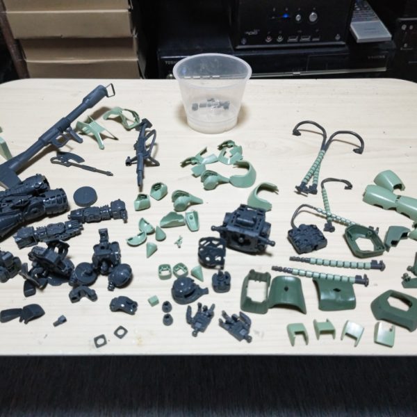 ぬるぽ（各色ごとに分けて塗装準備中）（2枚目）