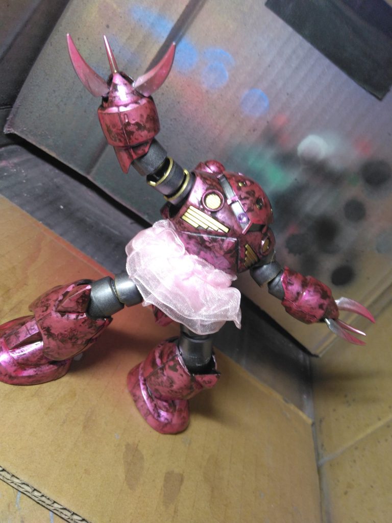 ピンクズゴック完成　戦隊完成まであと一体