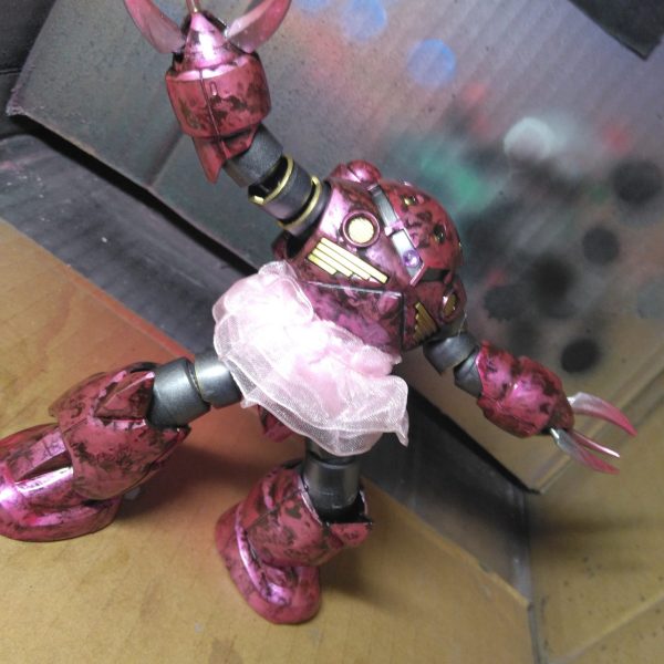 ピンクズゴック完成　戦隊完成まであと一体