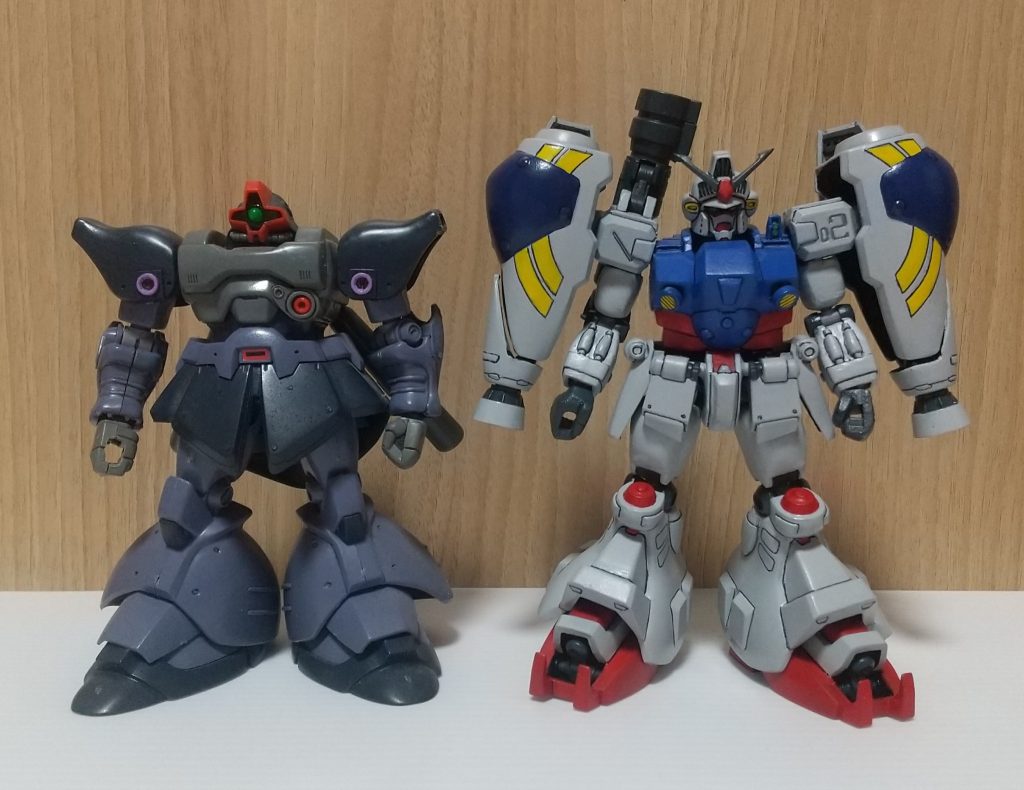 そんで色々あって完成です。サイズ的にはドムに見劣りしない、させないいい塩梅になったような気がします