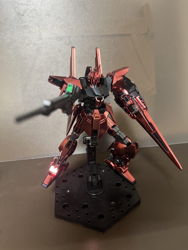 ビームライフルの照準のとこは面倒だったのでシールそのまま。