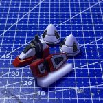 HGダブルオーガンダムを制作中です。GNドライブと足の工作をしました。仮組しない[…]