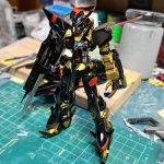 HGのゴールドフレーム天ミナを制作中です。シャープなイメージの機体なので、あちこ[…]