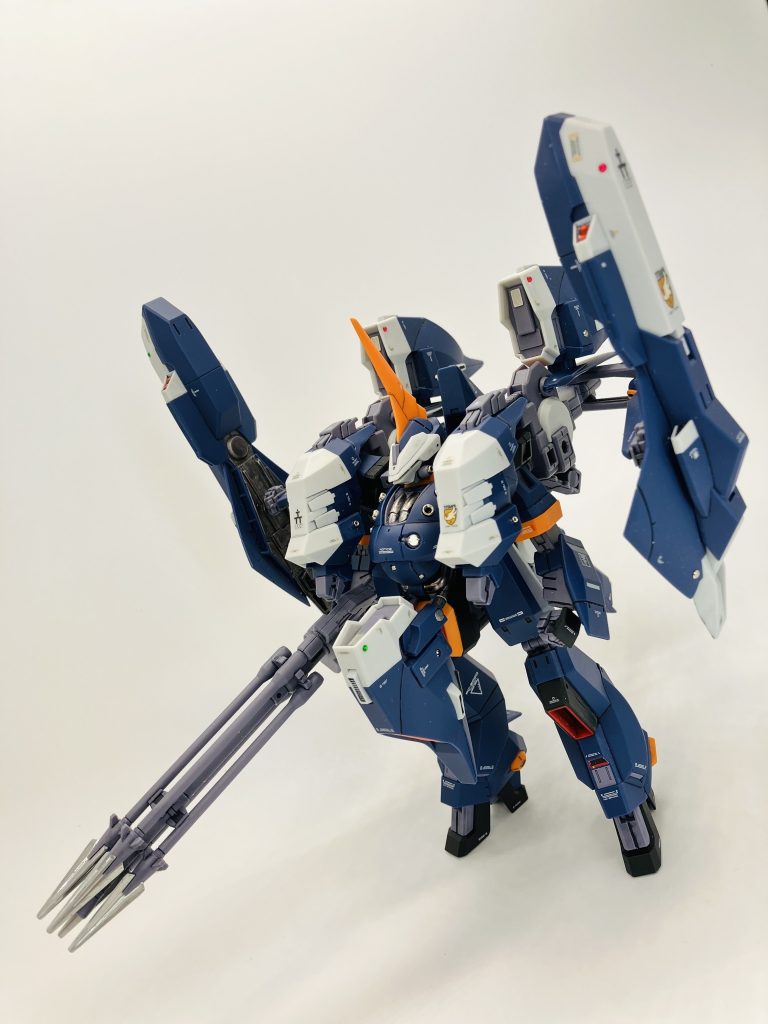 水中用ということで武器もモリのようなタイプ、先端はいつものメッキシルバーで😁ハープーン•ガンと相互フォロー様のアドバイス、イカす名前だけで広がる妄想🦑